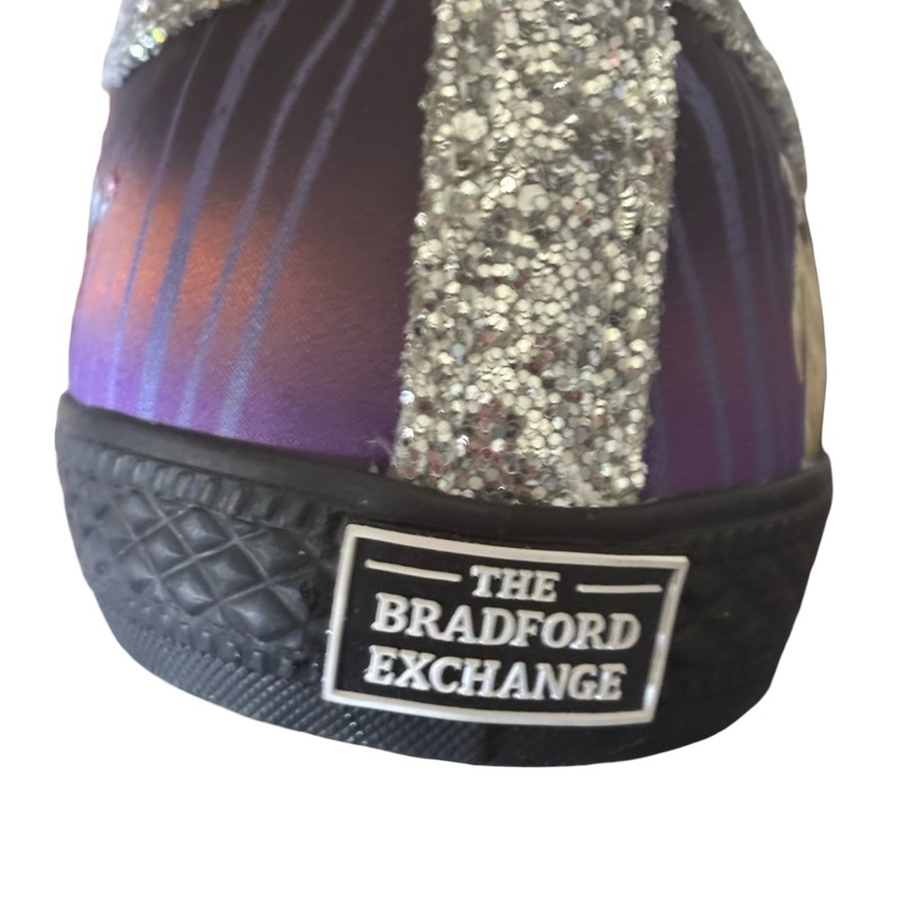 NIGHTMARE BEFORE CHRISTMAS EVER SPARKLE SHOE WOMEN 9. Bradford Exchange - Picture 3 of 9